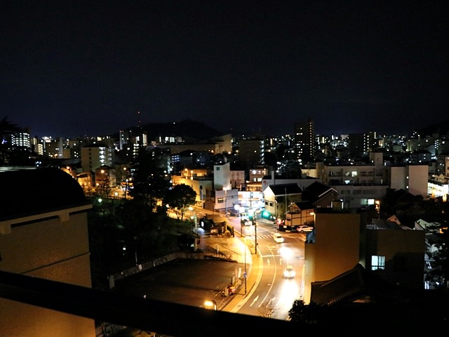 道後温泉ふなやの夜景