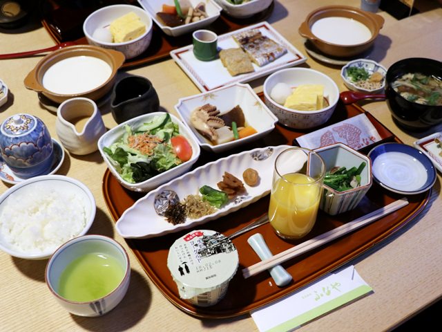 道後温泉ふなやの朝食