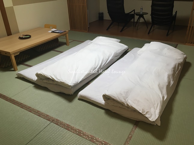 ザ・サンプラザのお部屋の備品（布団）