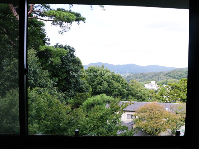 ねぎや陵楓閣のお部屋からの景色