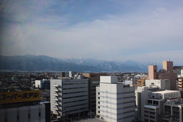 ホテルブエナビスタのお部屋からの景色