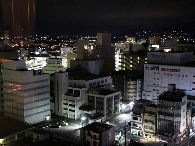 ホテルブエナビスタのお部屋からの景色