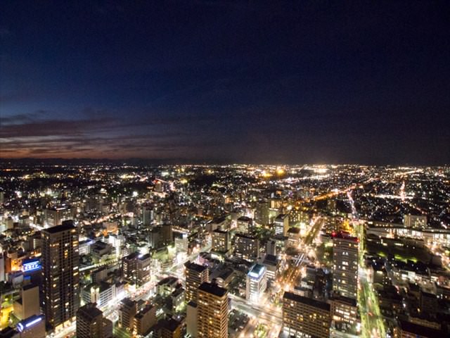オークラアクトシティホテル浜松の部屋から見える景色