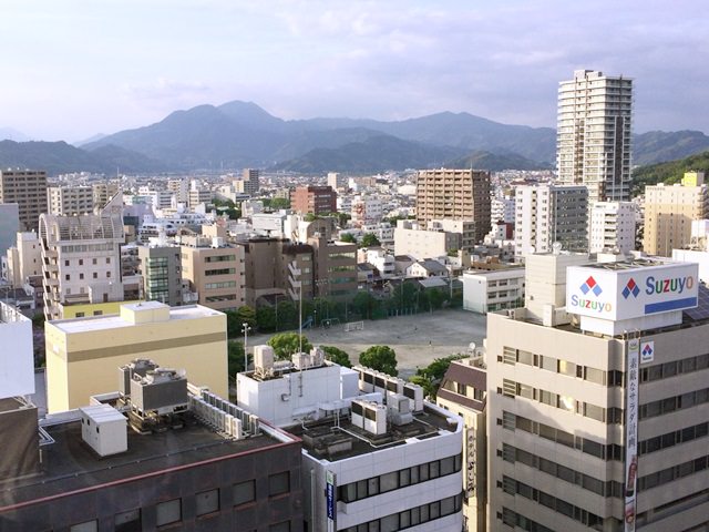 ホテルアソシア静岡の窓の外の景色の口コミと評判