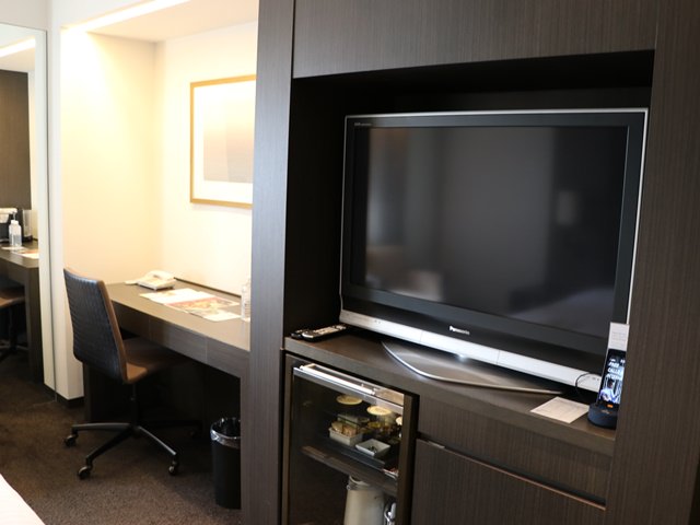 コートヤード・マリオット銀座東武ホテルお部屋のテレビ