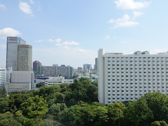 グランドプリンスホテル高輪の客室からの景色