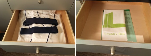 東京ドームホテルの客室の備品