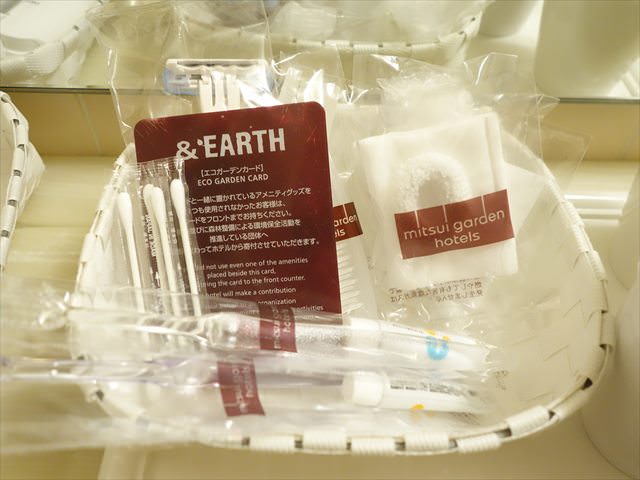 三井ガーデンホテル千葉のアメニティーグッズの種類は？充実度は？