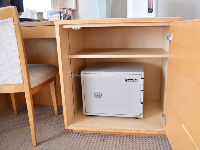 シーパル須磨の客室備品の金庫