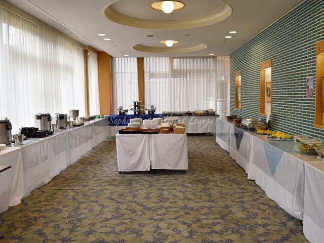 シーパル須磨の朝食会場のレストラン