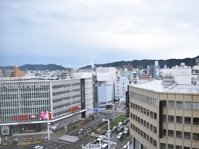 窓から見える景色