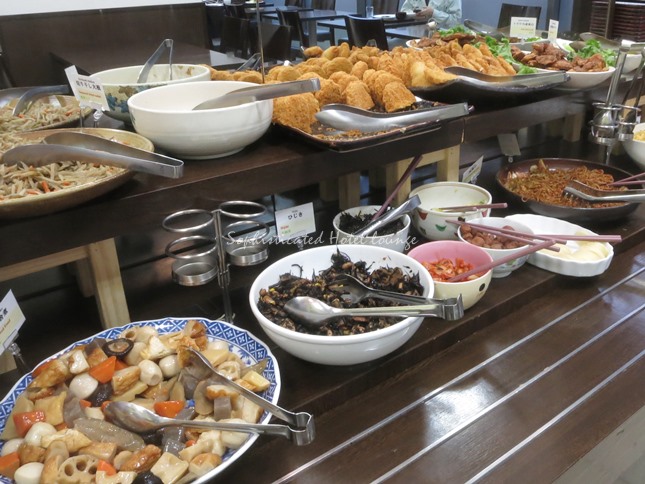 朝食ブッフェの和食