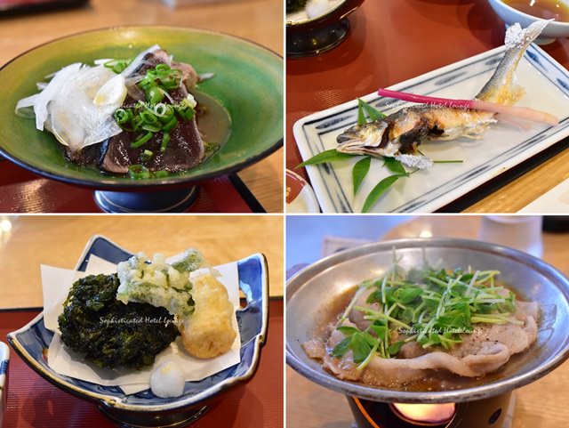 ホテル星羅四万十の夕食