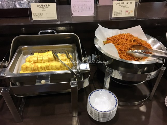朝食ビュッフェのメニュー