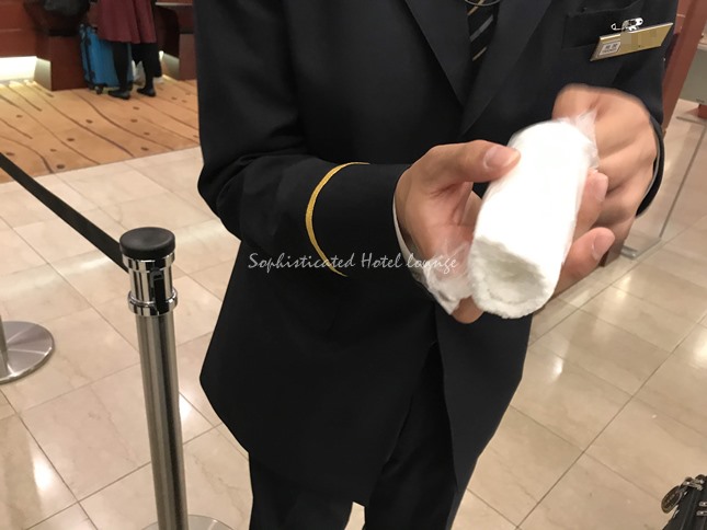 おしぼりのサービス