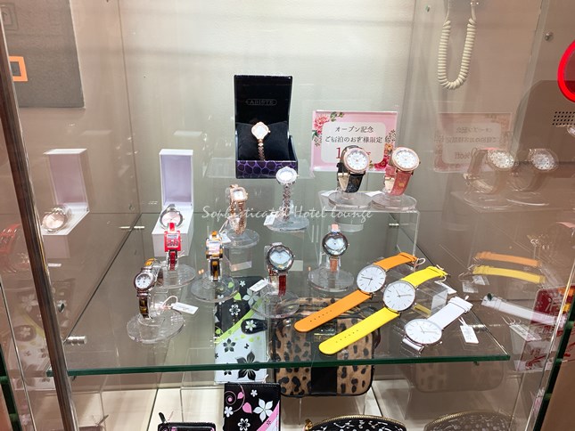 アビステのグッズ販売コーナー
