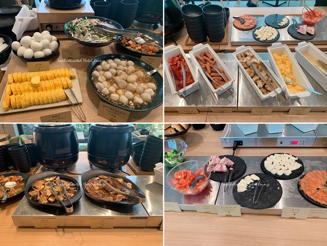 朝食ブッフェメニュー