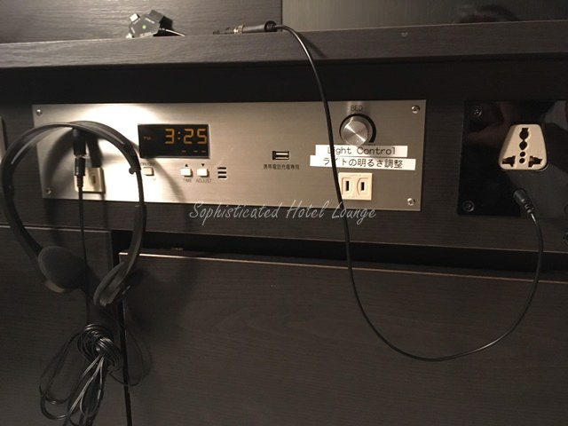 センチュリオンホテルレジデンシャルキャビンタワーの客室設備（コンセント）