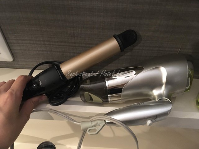 センチュリオンホテルレジデンシャルキャビンタワーのドライヤーとコテ