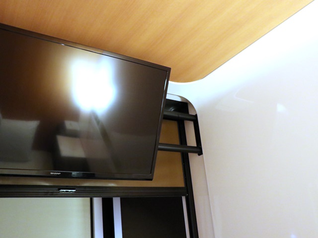 ファーストキャビン京橋の客室備品（テレビ）