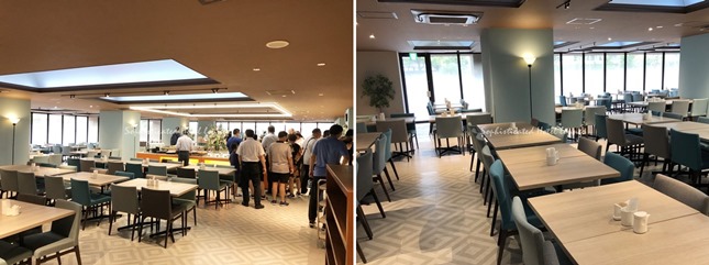 朝食会場