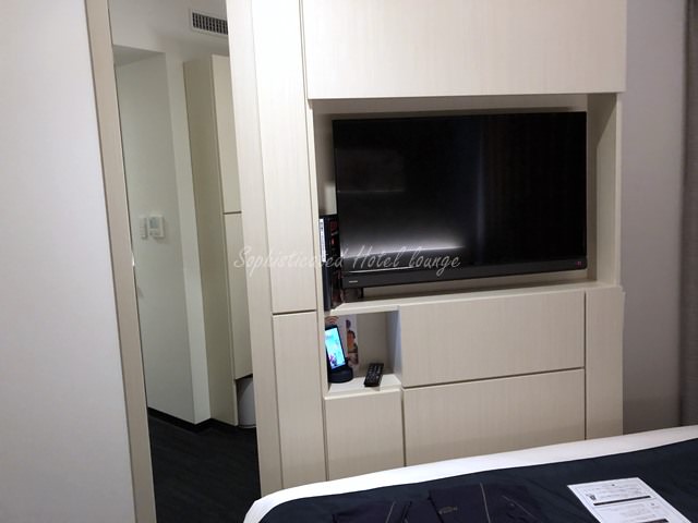 ホテルマンデー豊洲のお部屋のテレビ