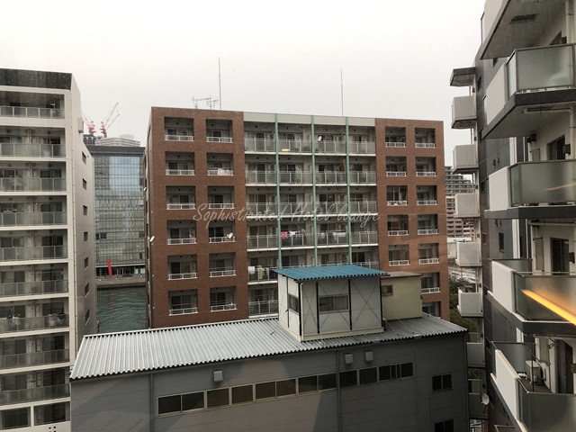 ホテルマンデー豊洲の窓から見える景色