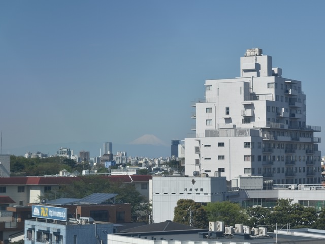 ホテルメッツ目白の窓からの景色