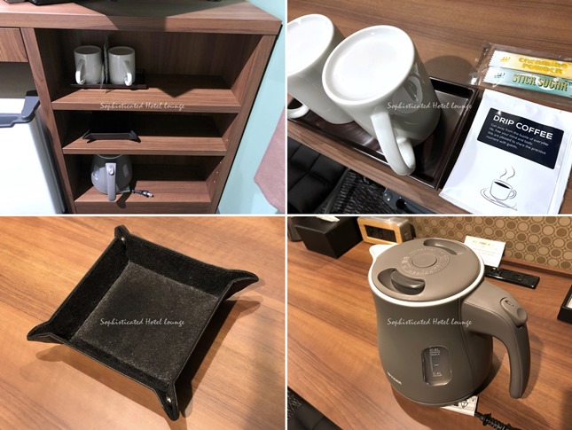 コーヒーセットとカップ、ケトル