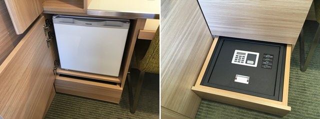京王プレッソイン浜松町の客室備品（セキュリティーボックス）