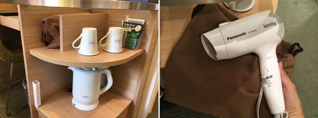 京王プレッソイン浜松町の客室備品（ドライヤー）