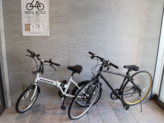 リリーフプレミアム羽田空港のサービス（レンタサイクル）