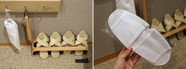 リリーフプレミアム羽田空港の家具（ハンガーラック）