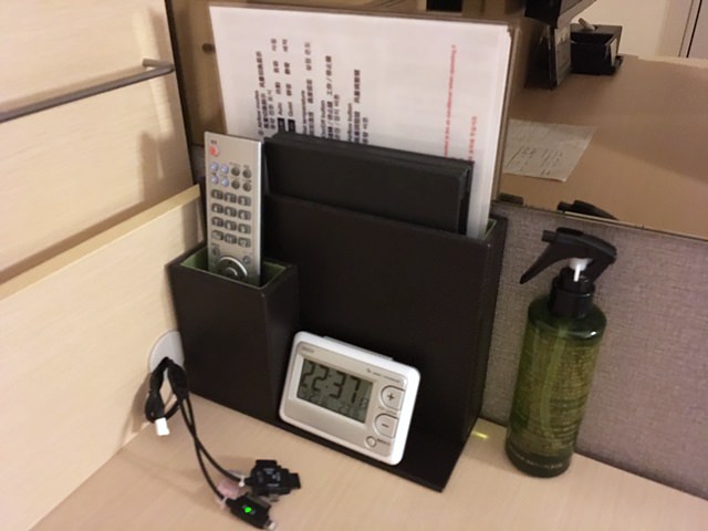 スーパーホテルLohas赤坂のお部屋の様子と備品