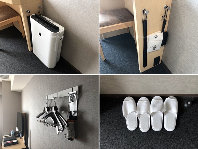 空気清浄機などの客室備品
