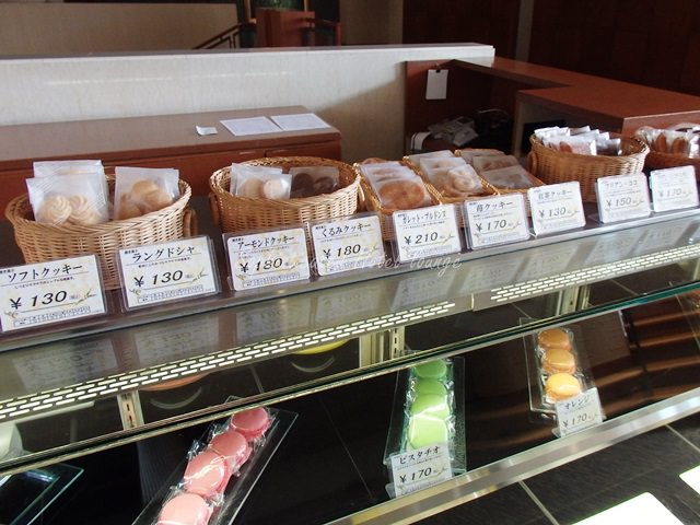 ショーケースのクッキー